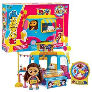 Me Contro Te - Party Truck Playset Glacier en Fast Food met Sofi en veel accessoires, voor meisjes vanaf 3 jaar, MEC97000, Giochi Preziosi