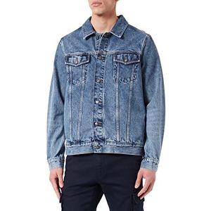 GANT D1 Jeansjack voor heren, lichtblauw, XL, Lichtblauw gebroken