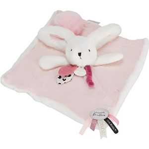 Doudou et Compagnie Happy Blush-knuffelpop, roze, DC3744, wit