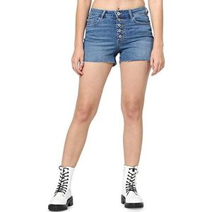 Only Onlhush Hw Shorts dames jeans, donkerblauw, maat S
