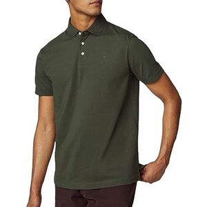 Hackett London Pima poloshirt voor heren van katoen, Bruin/kaki groen