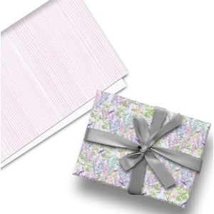 Glick Foxglove Dubbelzijdig cadeaupapier, 3 vellen, perfect voor cadeauverpakkingen, verjaardagscadeaupapier, cadeaupapier voor bruiloft, verjaardag en elke gelegenheid