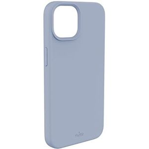 Puro Siliconen beschermhoes voor Apple iPhone 14 Plus, lichtblauw