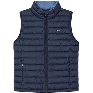 Hackett London Essential vest voor jongens, Navy Blauw