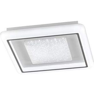 Wofi LED plafondlamp RHENA hoekig 1x 33W 3100lm dimbaar warm wit