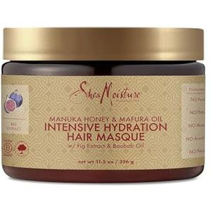SHEA MOISTURE Moisture Manuka Honey & Mafura Oil Intensieve Hydration Hair Masker voor Unisex 30 ml