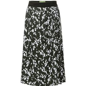 Street One A361141 midirok voor dames, Olijfgroen