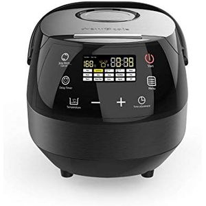 Drew&Cole CCMC01 CleverChef digitale multicooker, 14-in-1, aluminium, 860 W, 5 liter, houtskool