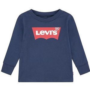 Levi's Kids Top met lange mouwen voor baby's, jongens, Lvb L/S, Batwing T-shirt, Jurk Blues