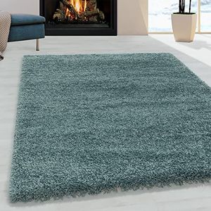 Shaggy Hoogpolig tapijt woonkamer effen