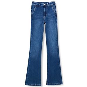 s.Oliver Dames-been-jeans, jeansblauw, 34 W/32 L, Denim blauw