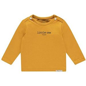 Noppies U Tee Ls Hester Tekst, Unisex Baby T-Shirt, Geel (Honey Yellow C036), 68, geel (Honey Yellow C036)