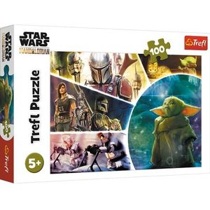 Puzzel met 100 stukjes - Baby Yoda Star Wars thema