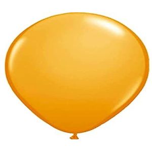 Folat - Luchtballonnen, oranje metallic, 30 cm - 100 stuks, 08114