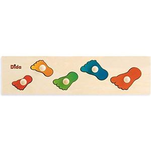 Dida Puzzel-sequence pootjes, houten puzzel voor kinderen