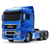Tamiya 56370 RC MAN TGX 26.540 Met.Hell-Blau La. 1:14 Elektro RC Truck Bouwpakket Gelakt