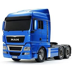 TAMIYA 56370 RC Man TGX 26,540 m radiografisch bestuurbaar lichtblauw, modelbouw, schaal 1:14, bouwkit, vrachtwagen, vrije tijd, knutselen, model, montage, 300056370