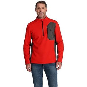 Spyder Bandit fleecejack met 1/2 ritssluiting voor heren