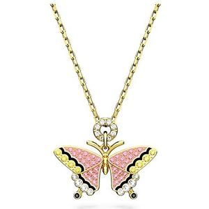 Swarovski Idyllia hanger, vlinder, meerkleurig, verguld, Misura Unica, kristallen, verguld, kristal, Kristallen, verguld, Kristal