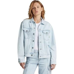 G-STAR RAW Casual denim jas damesjassen, Blauw (Sun Faded Piscina Blue D24347-D536-G319)