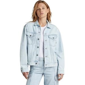 G-STAR RAW Casual denim jas damesjassen, Blauw (Sun Faded Piscina Blue D24347-D536-G319)