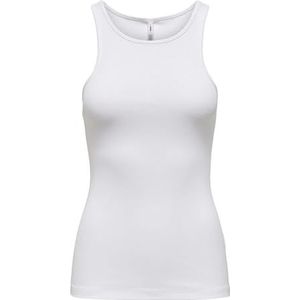 ONLY Onlkenya Life JRS Noos Tanktop voor dames, Wit.