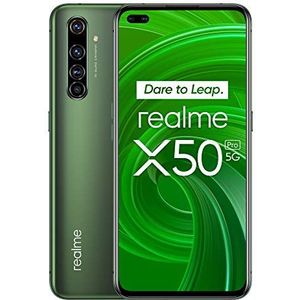 REALME X50 Pro Green Foam Smartphone ontgrendeld 5G - (scherm: 6,44 inch - 8 GB RAM - 256 GB ROM - Dual Nano SIM - Android) [Franse versie]