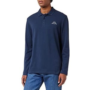 Kappa Talek Poloshirt voor heren, Navy Blauw