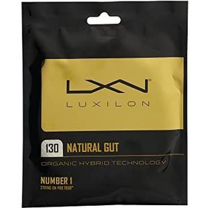 Luxilon tennissaite natural gut 130, diameter: 1,30 mm, transparant, WRZ949130