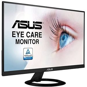 ASUS VZ239HE - 23 inch zwarte FHD PC monitor - IPS-paneel - 16:9 - 1920 x 1080 - 250 cd/m² - HDMI en VGA - 7 mm ultradun profiel - dunne randen - flikkervrij - blauwlichtfilters