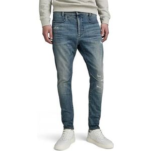 G-STAR RAW D-STAQ 3D Slim Jeans voor heren, blauw (gerestaureerde verouderde blauwe topaas D05385-c051-g546), 28W/32L, Blauw (Gerestaureerde Oude Blauwe Topaas D05385-c051-g546)