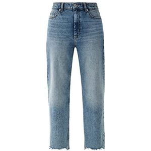 s.Oliver Dames Jeans Karolin Straight Fit Cropped Jeans lichtblauw 44W / 34L EU lichtblauw 44W / 34L, licht jeansblauw