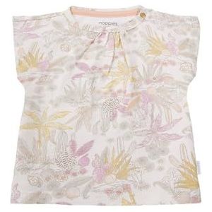 Noppies Baby Girls All Over Pristine-N021 Nephi T-shirt met korte mouwen, maat 56 voor baby's, Pristine N021, 56, Pristine N021