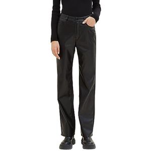 TOM TAILOR Denim Pantalon Emma Slim Straight pour femme, 14482 - Deep Black., S