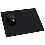 Logitech G 440 Harde gaming-muismat, geoptimaliseerd voor sensoren, lage wrijving, antislip muismat, accessoires voor Mac en pc, 340 x 280 x 3 mm, zwart