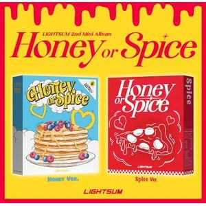 Honey Or Spice - inc. 64pg Booklet, 28pg Mini-Photobook, Lyric Paper, Photocard, Folding Photocard + Frame, 3 Graphic Stickers, Portrait Sticker + Mini-Poster