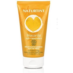 Naturtint Mask Nutrition and Deep Repair, Dry and Damaged Hair, 99% Natural Ingredients Karité butter and fruity waters 150ml.