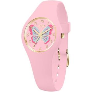 Ice-Watch - ICE Fantasia Butterfly Rosy - Roze meisjeshorloge met kunststof armband, Roze
