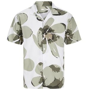 JACK & JONES Jprblapalma Resort Shirt S/S Sn Vrijetijdshemd voor heren (1 stuk), Overland Trek/Fit: losse pasvorm, XL