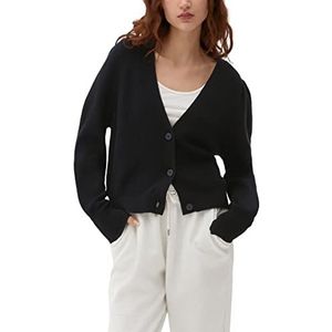 Q/S by s.Oliver Cardigan voor dames, zwart.