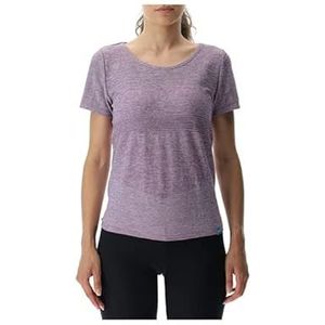 UYN Natural Training OW Short SL T-shirt pour femme, Melange violet chinois, S