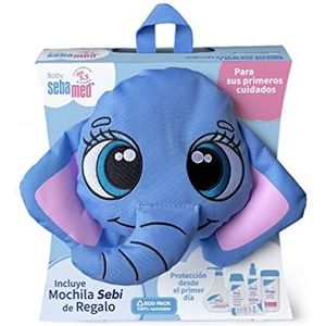 Sebamed Baby Productpakket met Sebi rugzak cadeau - incl. babybadje, balsamico crème, Keulen, lichaamsmelk en oliedoekjes