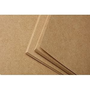 Clairefontaine - Ref. 975007C - kraftpapier (25 vellen) - DIN A4 (297 x 210 mm) - natuurbruin, gladde zijde en geribbeld, 160 g/m² papier, zuurvrij, pH-neutraal