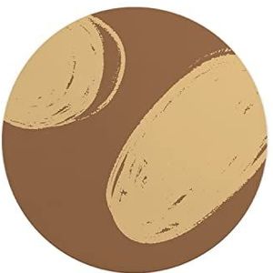 Questo Casa, Ronde muismat, digitaal bedrukt, antislip onderkant, voor kantoor en thuis, diameter 22 cm