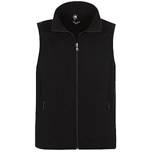 Trigema heren fleecevest, zwart (008)