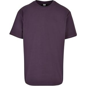 Urban Classics Oversized dik T-shirt voor heren, paars, XXXXL, Paars.