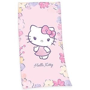 Herding Velours Doek, Katoen, Rose, 75 x 150 cm