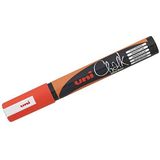 Uni 140038000 krijtstift voor balpunten van 1,8 tot 2,5 mm, fluorescerend oranje