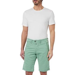 Timezone Short slim Jannotz pour homme, vert, 29