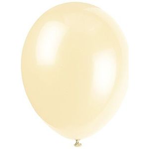 10 stuks latex ballonnen - 30 cm - ivoorcrème